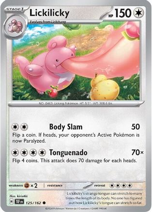SV05 Temporal Forces  125/162 Lickilicky  - Common