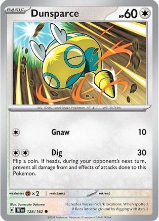 SV05 Temporal Forces  128/162 Dunsparce  - Common