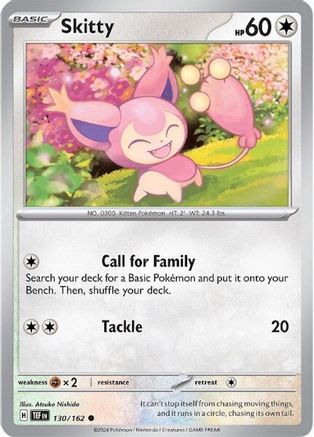 SV05 Temporal Forces  130/162 Skitty  - Common