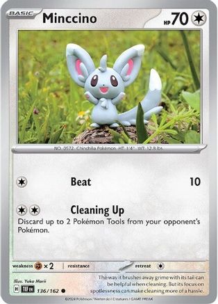 SV05 Temporal Forces  136/162 Minccino  - Common