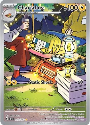 SV05 Temporal Forces  169/162 Charjabug  - Holofoil - Illustration Rare