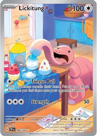 SV05 Temporal Forces  180/162 Lickitung  - Holofoil - Illustration Rare