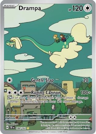 SV05 Temporal Forces  184/162 Drampa  - Holofoil - Illustration Rare
