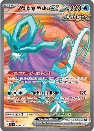 SV05 Temporal Forces  189/162 Walking Wake ex  - Holofoil - Ultra Rare