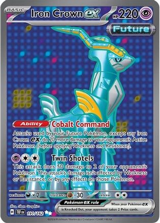 SV05 Temporal Forces  191/162 Iron Crown ex  - Holofoil - Ultra Rare