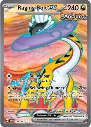 SV05 Temporal Forces  196/162 Raging Bolt ex  - Holofoil - Ultra Rare