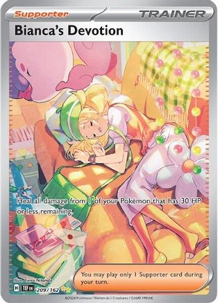 SV05 Temporal Forces  209/162 Bianca's Devotion  - Holofoil - Special Illustration Rare