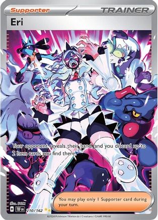 SV05 Temporal Forces  210/162 Eri  - Holofoil - Special Illustration Rare