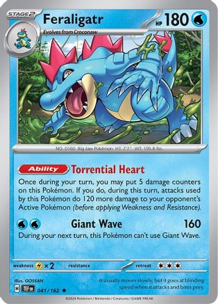 Deck Exclusives  041/162 Feraligatr  - Rare