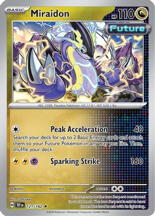 Deck Exclusives  121/162 Miraidon  - Rare
