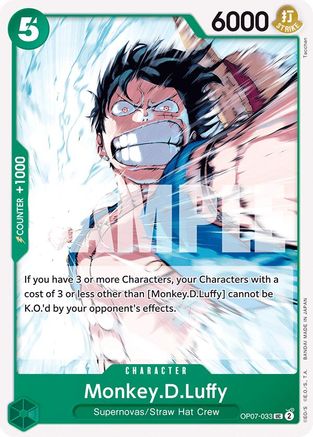 500 Years in the Future  OP07-033 Monkey.D.Luffy (033) (OP07-033)  - Uncommon