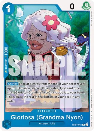 500 Years in the Future  OP07-041 Gloriosa (Grandma Nyon) (OP07-041)  - Uncommon