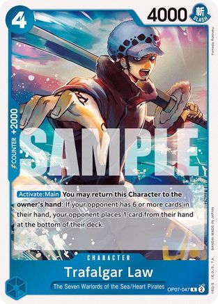 500 Years in the Future  OP07-047 Trafalgar Law (047) (OP07-047)  - Foil - Rare