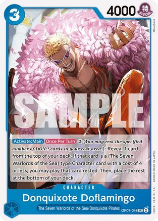 500 Years in the Future  OP07-048 Donquixote Doflamingo (OP07-048)  - Uncommon