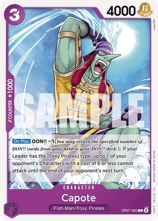 500 Years in the Future  OP07-063 Capote (OP07-063)  - Common