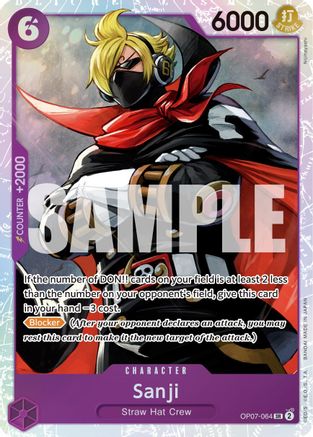 500 Years in the Future  OP07-064 Sanji (OP07-064)  - Foil - Super Rare