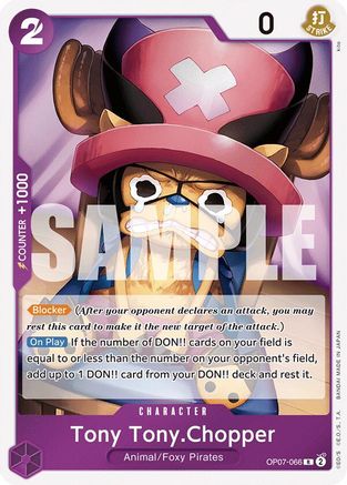 500 Years in the Future  OP07-066 Tony Tony.Chopper (066) (OP07-066)  - Foil - Rare