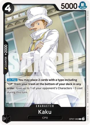 500 Years in the Future  OP07-080 Kaku (OP07-080)  - Foil - Rare