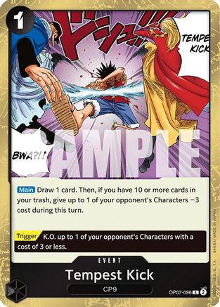 500 Years in the Future  OP07-096 Tempest Kick (OP07-096)  - Foil - Rare