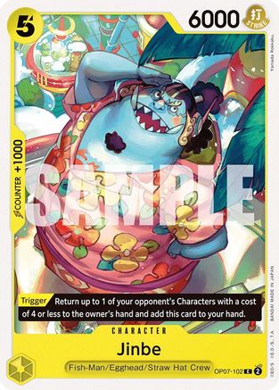 500 Years in the Future  OP07-102 Jinbe (102) (OP07-102)  - Common