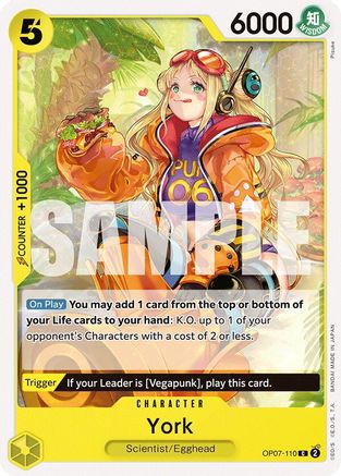 500 Years in the Future  OP07-110 York (OP07-110)  - Common