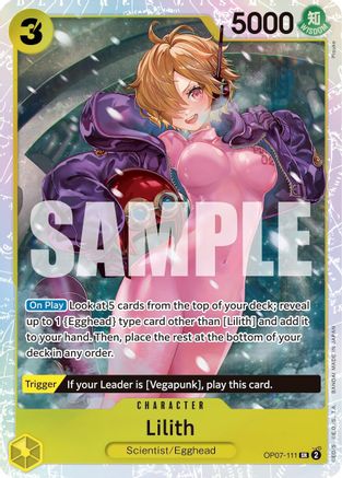 500 Years in the Future  OP07-111 Lilith (OP07-111)  - Foil - Super Rare