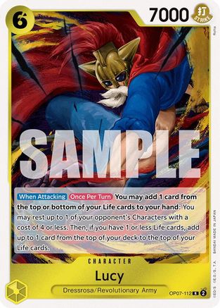 500 Years in the Future  OP07-112 Lucy (OP07-112)  - Foil - Rare