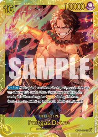 500 Years in the Future  OP07-119 Portgas.D.Ace (119) (OP07-119)  - Foil - Secret Rare