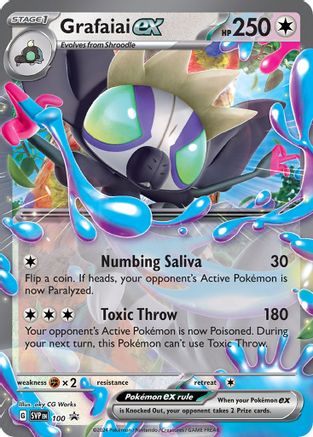 SV Scarlet & Violet Promo Cards  100 Grafaiai ex  - Holofoil - Promo