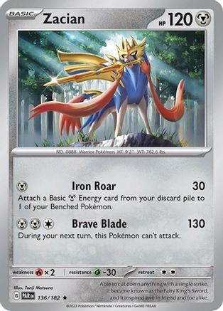 Deck Exclusives  136/182 Zacian  - Rare