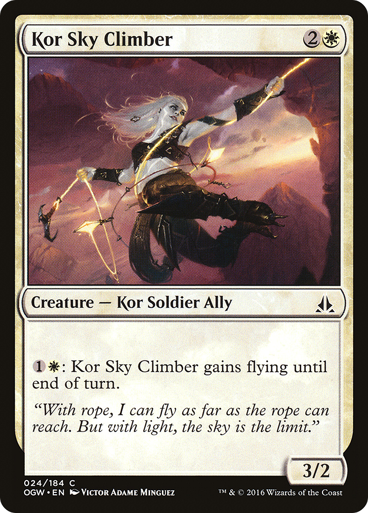 Oath of the Gatewatch - (OGW-024) - Kor Sky Climber