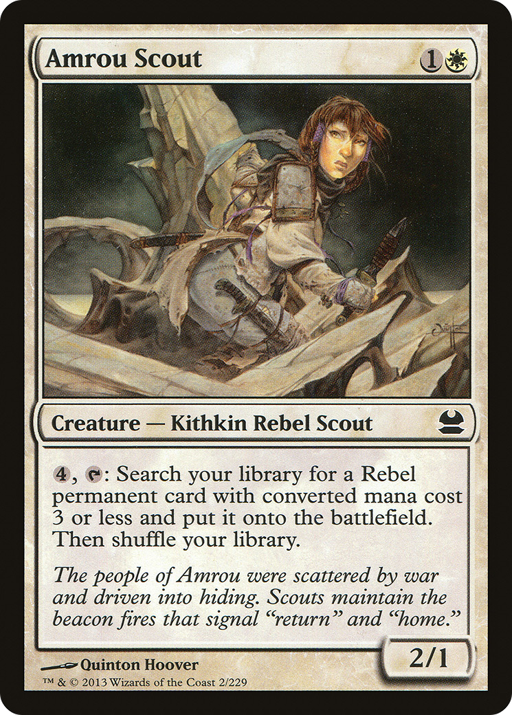 Modern Masters - (MMA-002) - Amrou Scout Foil