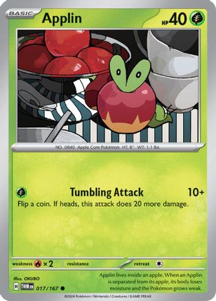SV06 Twilight Masquerade  017/167 Applin  - Common