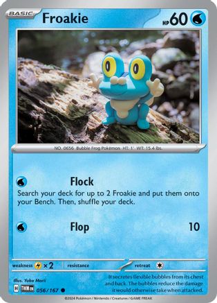 SV06 Twilight Masquerade  056/167 Froakie  - Reverse Holofoil - Common