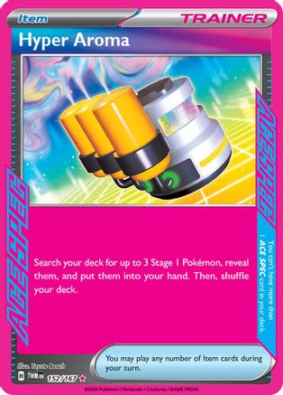 SV06 Twilight Masquerade  152/167 Hyper Aroma  - Holofoil - ACE SPEC Rare