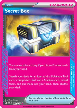 SV06 Twilight Masquerade  163/167 Secret Box  - Holofoil - ACE SPEC Rare