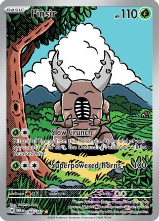 SV06 Twilight Masquerade  168/167 Pinsir  - Holofoil - Illustration Rare