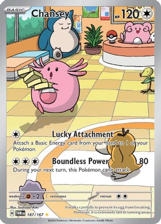 SV06 Twilight Masquerade  187/167 Chansey  - Holofoil - Illustration Rare