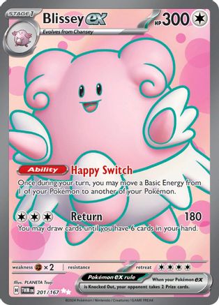 SV06 Twilight Masquerade  201/167 Blissey ex  - Holofoil - Ultra Rare