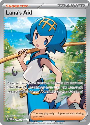 SV06 Twilight Masquerade  207/167 Lana's Aid  - Holofoil - Ultra Rare