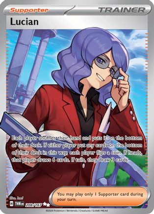 SV06 Twilight Masquerade  208/167 Lucian  - Holofoil - Ultra Rare