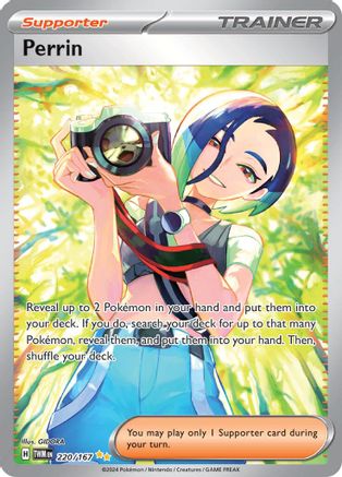 SV06 Twilight Masquerade  220/167 Perrin  - Holofoil - Special Illustration Rare