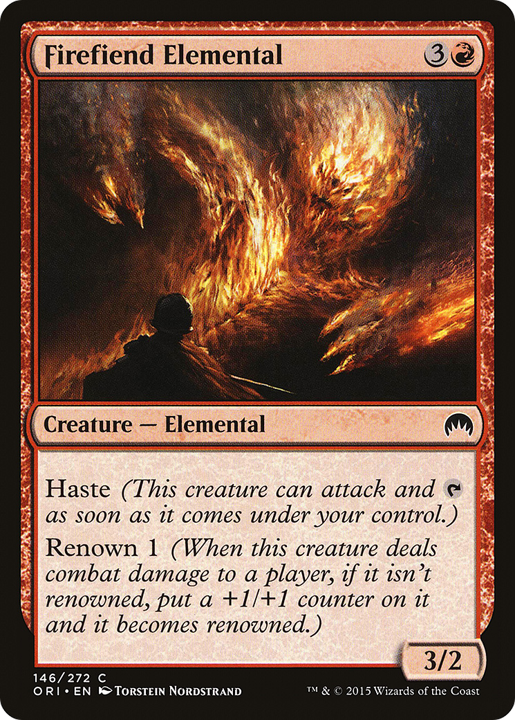 Magic Origins - (ORI-146) - Firefiend Elemental Foil