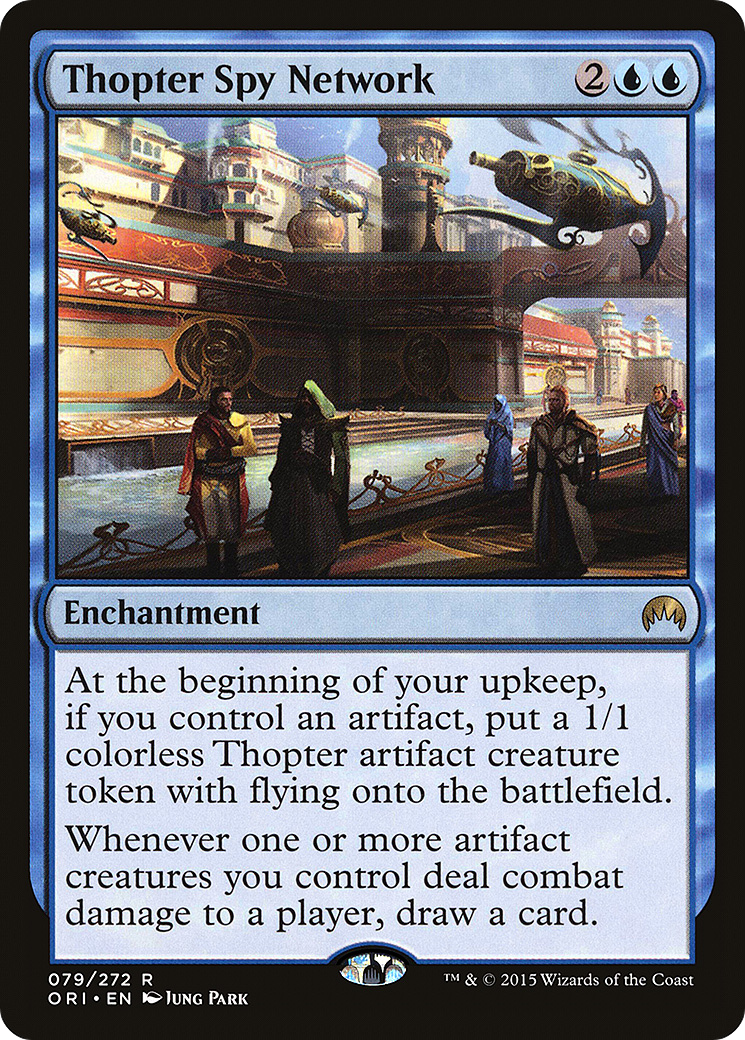 Magic Origins - (ORI-079) - Thopter Spy Network Foil