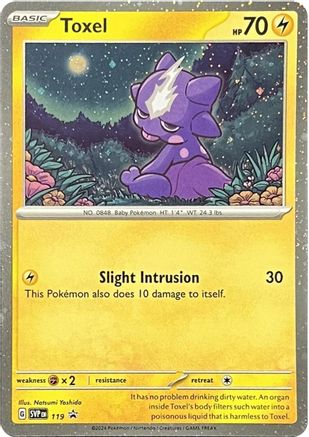 SV Scarlet & Violet Promo Cards  119 Toxel  - Holofoil - Promo