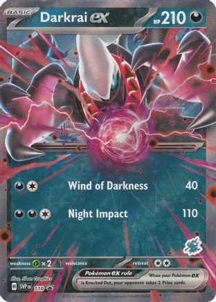Battle Academy 2024  110 Darkrai ex (Darkrai)  - Holofoil - Holo Rare