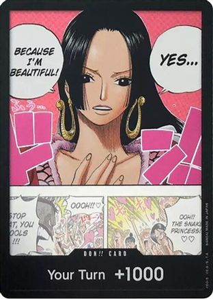 500 Years in the Future  DON!! Card (Boa Hancock) (Double Pack Set Vol. 4)  - Foil - DON!!