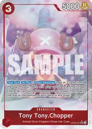 Two Legends  OP08-007 Tony Tony.Chopper (0070) (Parallel) (OP08-007)  - Foil - Super Rare