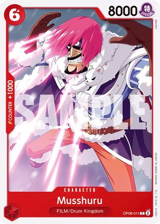Two Legends  OP08-011 Musshuru (OP08-011)  - Common