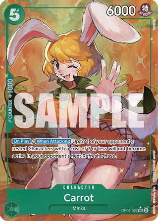 Two Legends  OP08-023 Carrot (023) (Parallel) (OP08-023)  - Foil - Super Rare